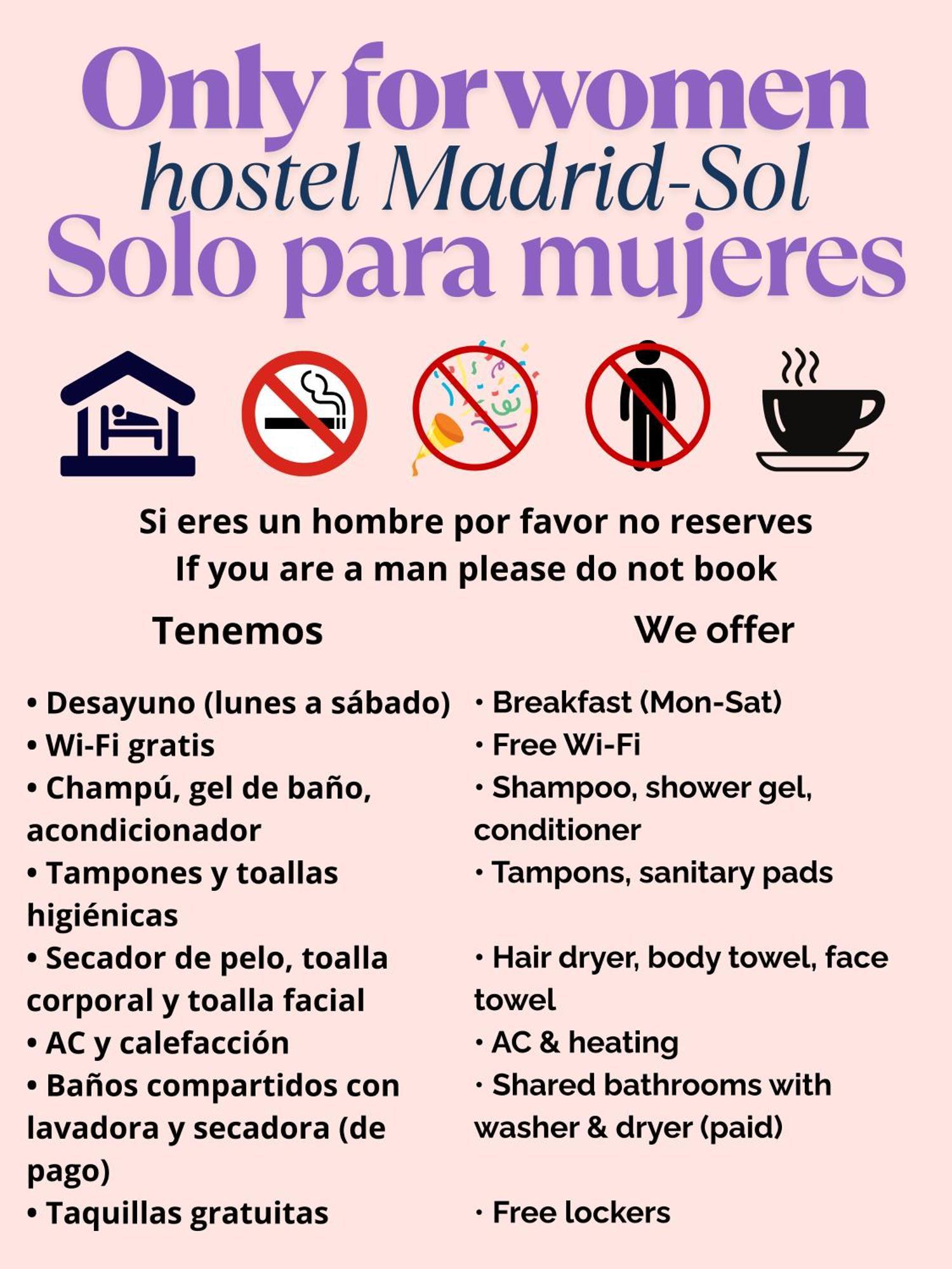 Auberge de jeunesse Only For Women Madrid-sol Madrid